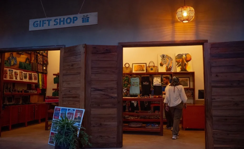 Entrance to the lodge gift shop